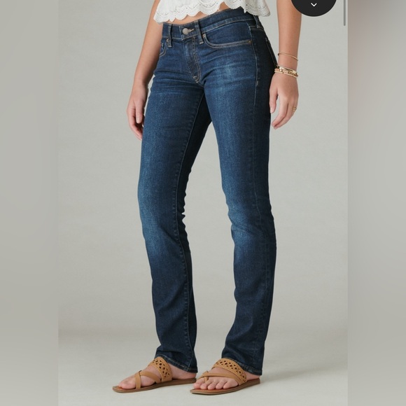 Sweet mid rise straight jeans by LUCKY - Picture 1 of 8